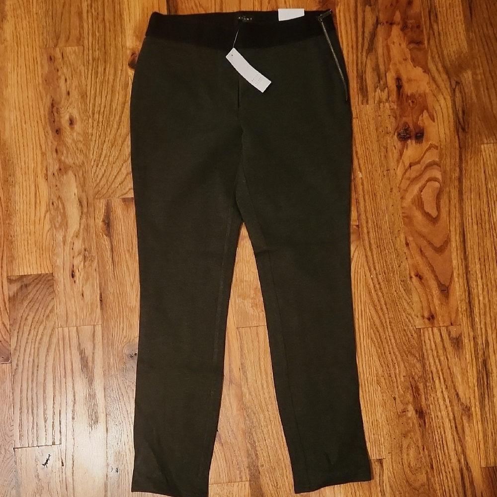 White House Black Market Black Slim Fit Pants Sz 6R
